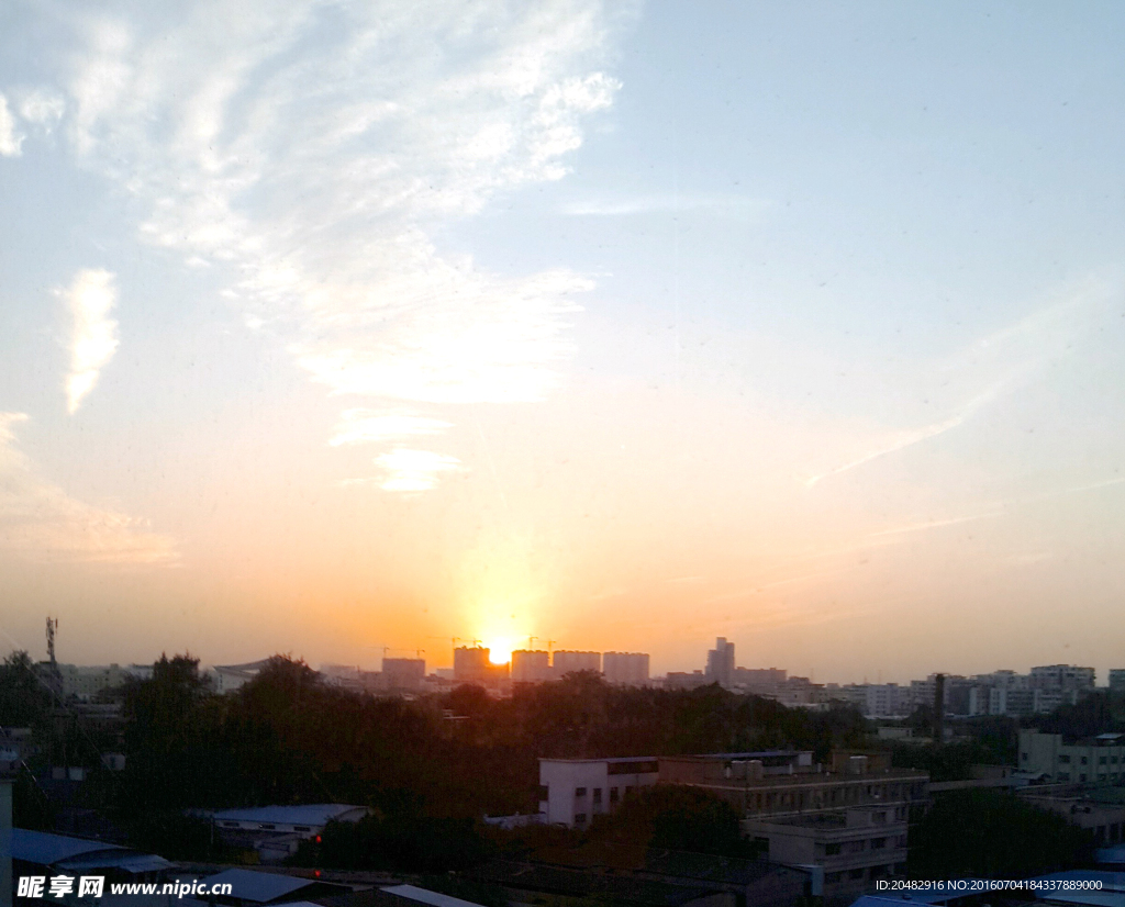 顺德夕阳