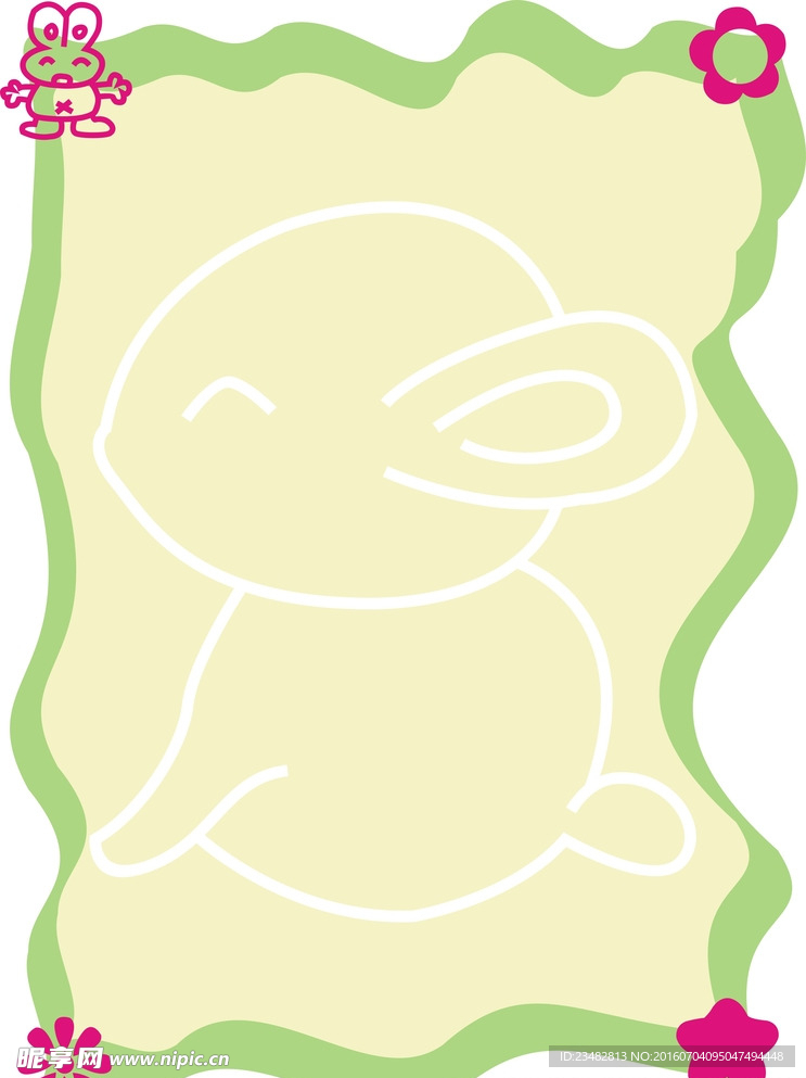 卡通边框
