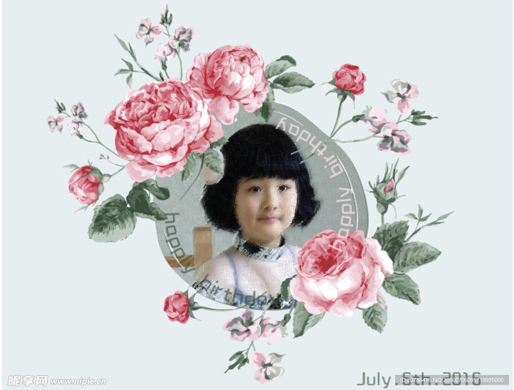 花相框