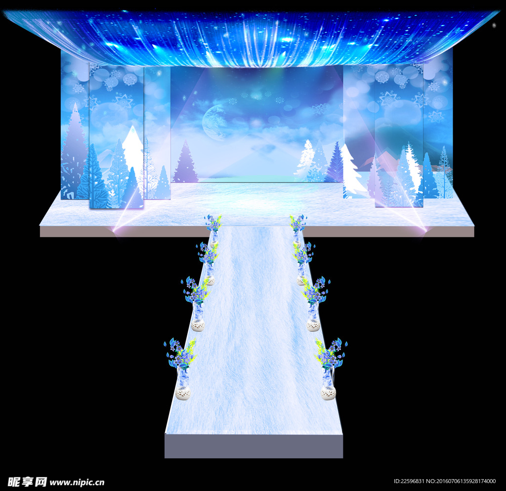 冰雪主题婚礼