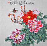 国画牡丹