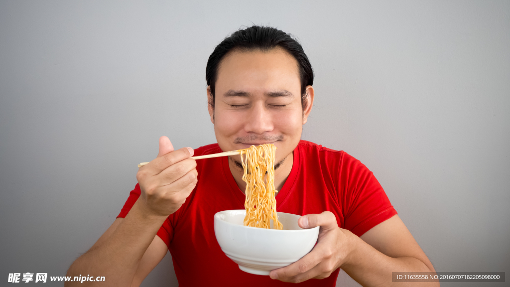 面条美食特写