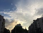 小区 蓝天白云