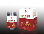 蔗糖包装 瓶签（展开图）