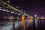 武汉 长江大桥 夜景