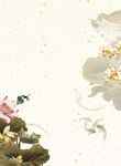 中国风荷花鱼