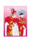 新婚矢量人物图形
