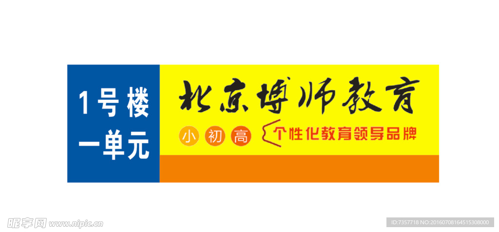 教育单元牌