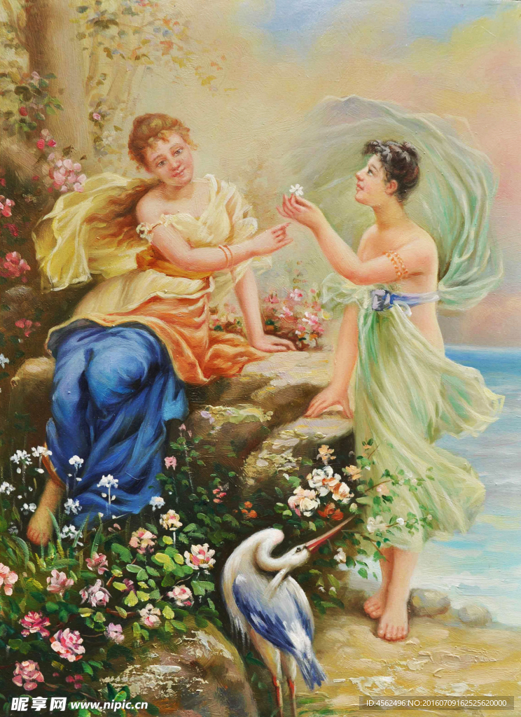 油画人物