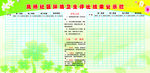 环境卫生评比结果公示栏