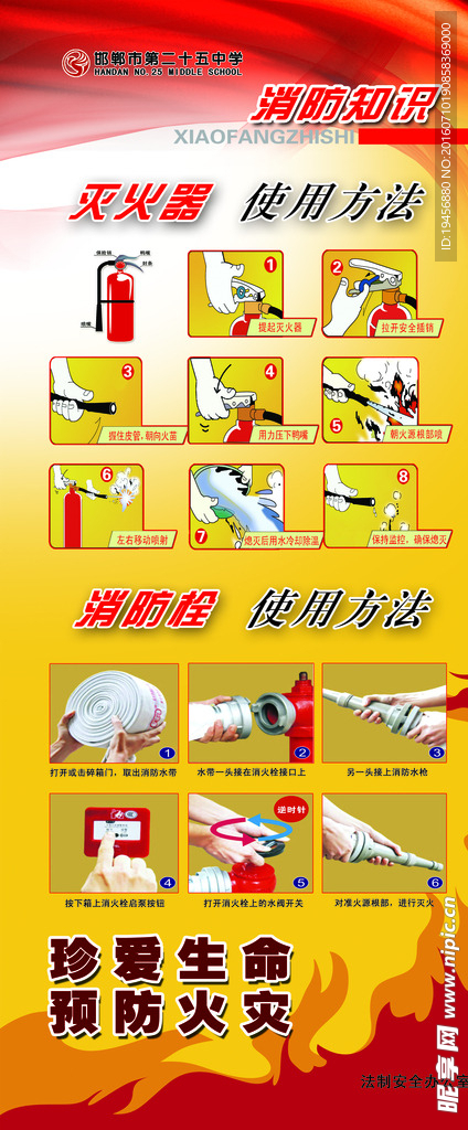消防安全展板