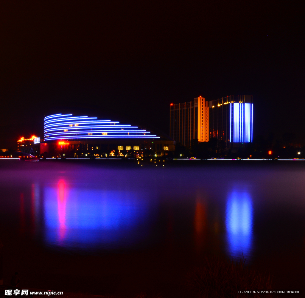 绵阳三江会客厅夜景