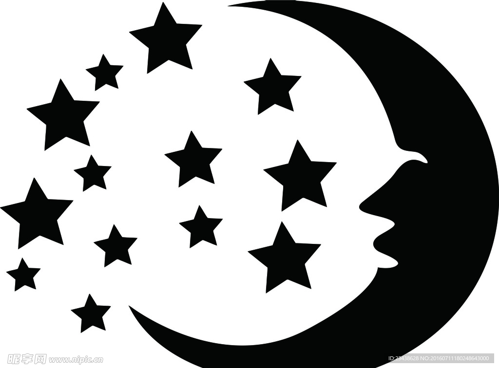 星星月亮