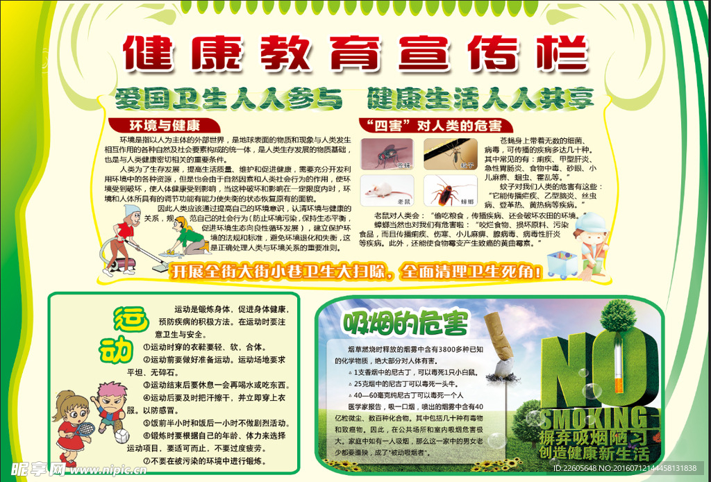 健康教育宣传栏