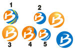 logo B字母 艺术字