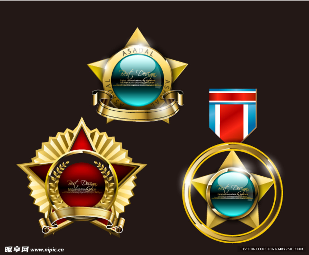各种类型勋章设计|UI|图标|辉哒哒 - 原创作品 - 站酷 (ZCOOL)