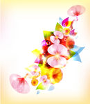 梦幻花朵海报
