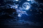 唯美的夜空星空景色