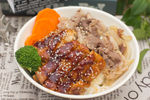 烤鸭肥牛拌饭