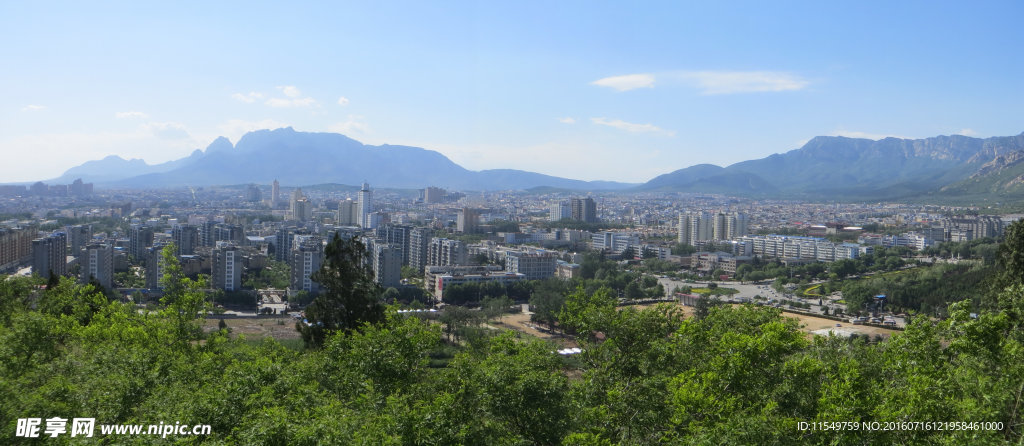 登封市区全景