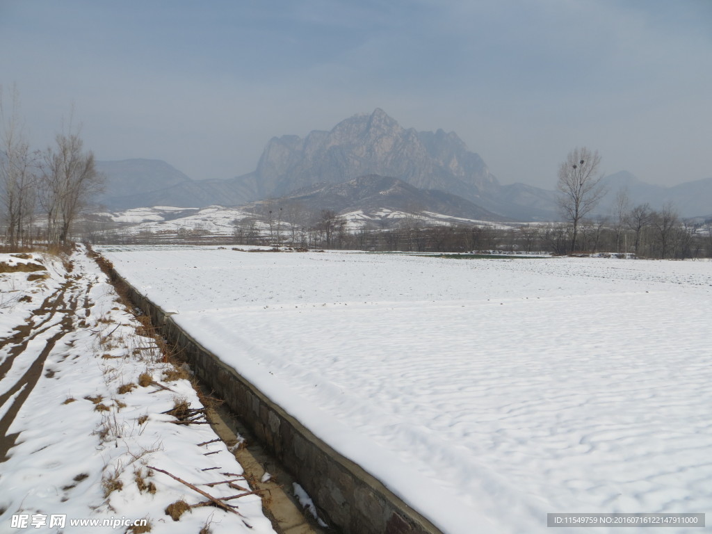 登封雪景