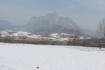 雪中少室山