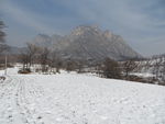少室山雪景