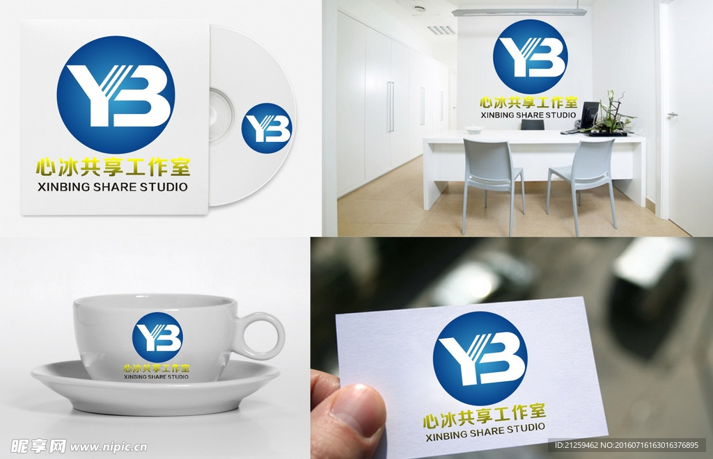 YB字母LOGO