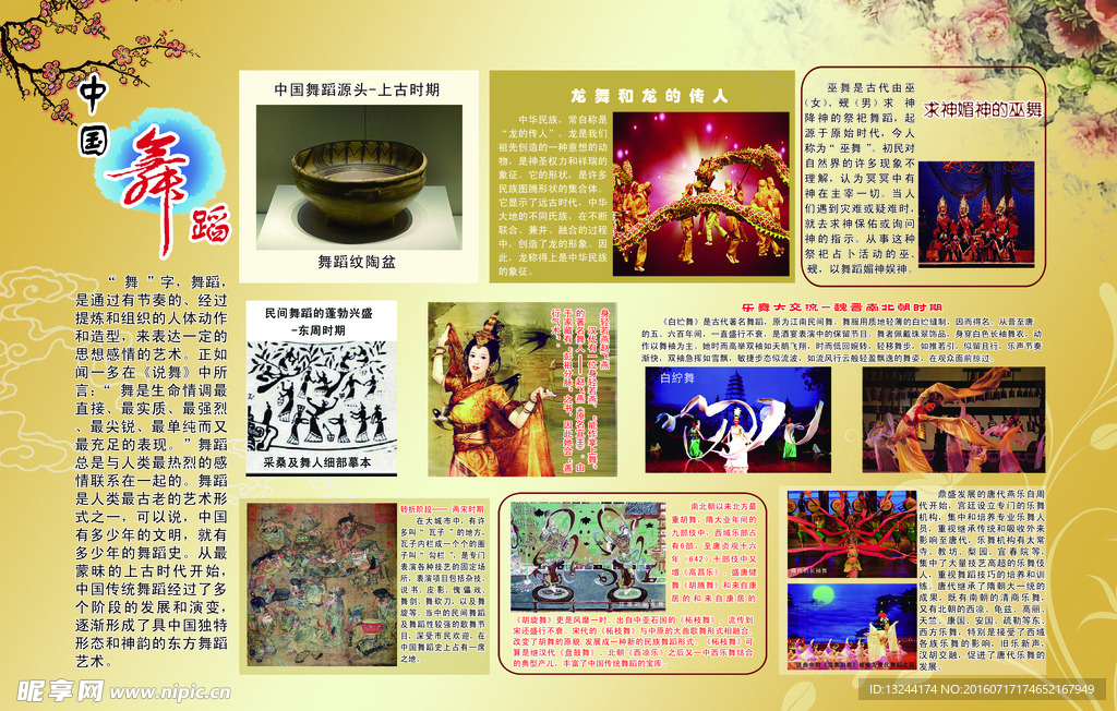 舞蹈展板