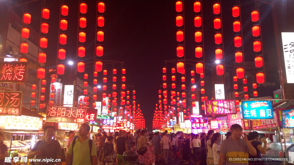 夜市闹景