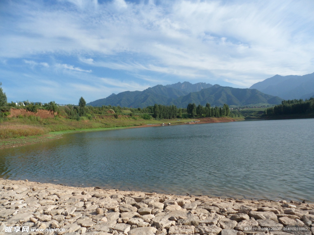 秦岭许家沟水库摄影