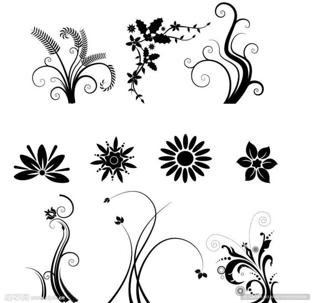 欧式花纹