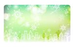 冬日雪花典雅冷色调背景墙