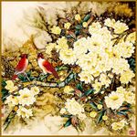 古典高清中国风花鸟工笔画