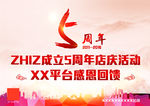 5周年店庆活动海报