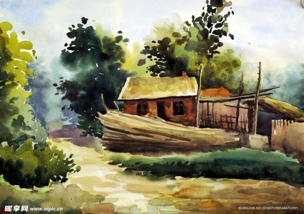 水彩风景画