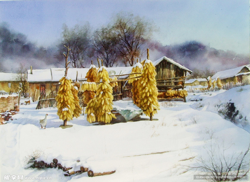 水彩风景画