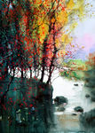 水彩风景画