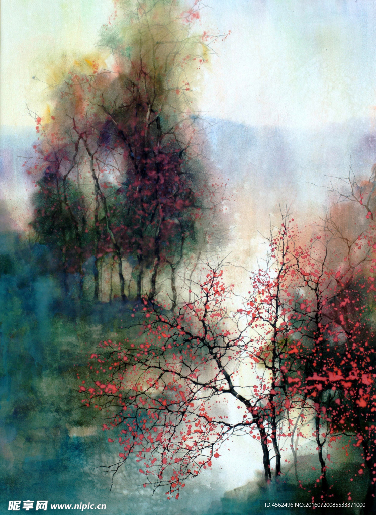 水彩风景画