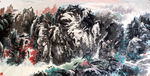 国画山水画 马林