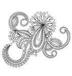 黑白花纹
