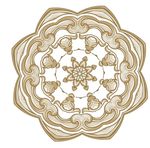 古典圆形花纹矢量素材