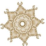 古典圆形花纹矢量素材