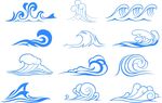 水浪 海浪 水纹