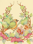 水彩花鸟画