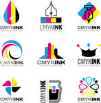 cmyk四色logo
