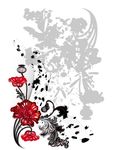 时尚动感花纹