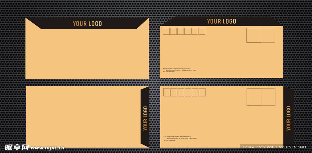 简单大气信封设计