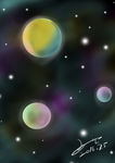 手绘宇宙素材