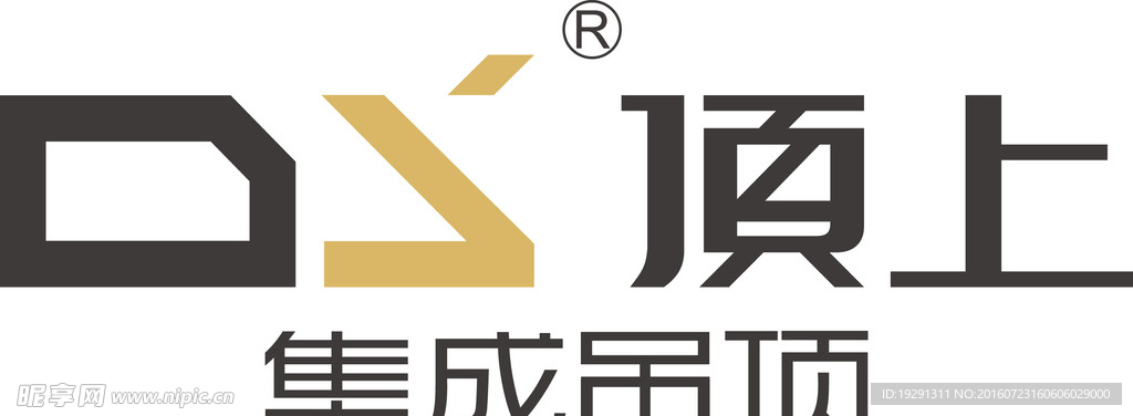 顶上吊顶LOGO